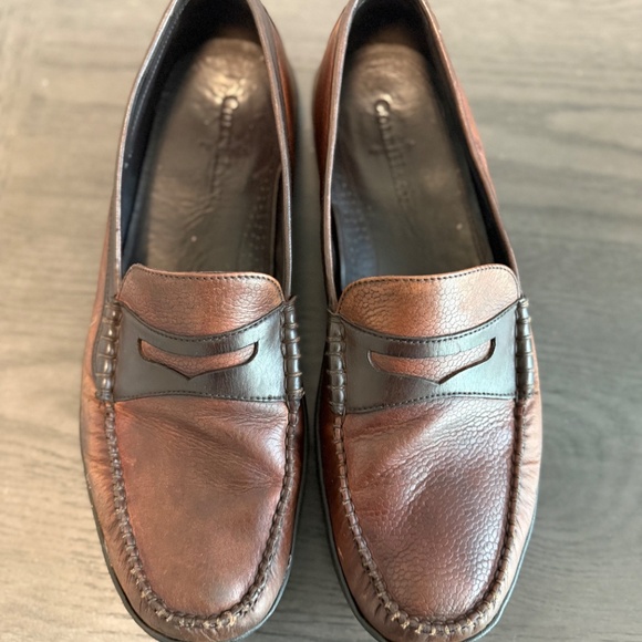Cole Haan Country Mens Shoes Brown Dress Leather Moc Toe Loafers Sz 11 1/2‎ main image 4